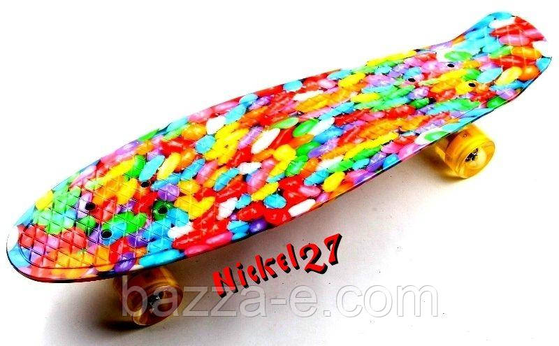 Penny Board Nickel 27" Caramel. Світяться колеса.
