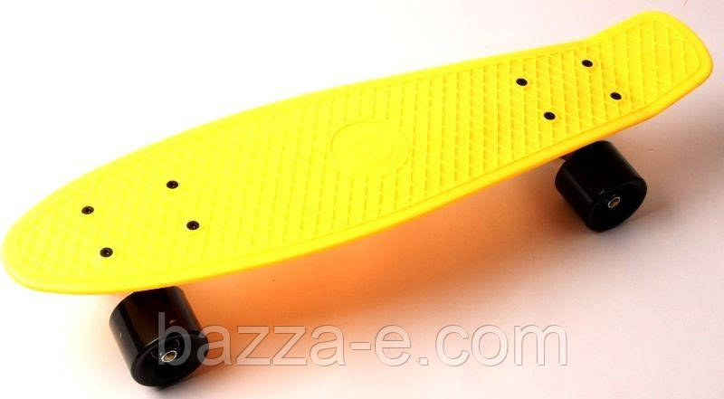 Penny Board "Fish" Жовтий колір.