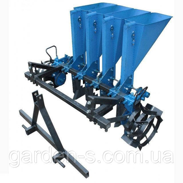 Часникова саджалка для трактора "Преміум" 4-х рядна (ложки стандарт Ø24,5) | 097-074-28-84