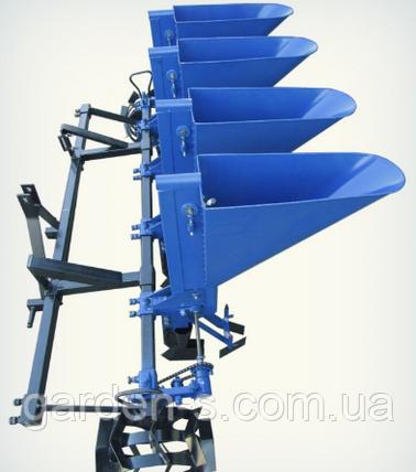 Часникова саджалка для трактора "Преміум" 4-х рядна (ложки стандарт Ø24,5) | 097-074-28-84, фото 2