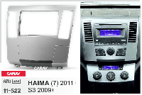 2-DIN переходная рамка HAIMA (7) 2011+; S3 2009+, CARAV 11-522