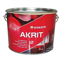 ESKARO Akrit 12, краска полуматовая моющаяся, 2,85л (I)