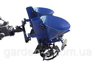 Картоплесаржалка дворядна ланцюгова з БДК до мототрактора Преміум (фіксоване міжряджання) | 097-074-28-84, фото 2