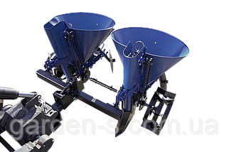 Картоплесаржалка дворядна ланцюгова з БДК до мототрактора Преміум (фіксоване міжряджання) | 097-074-28-84, фото 3