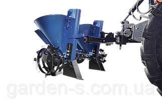 Картоплесаржалка дворядна ланцюгова з БДК до мототрактора Преміум (фіксоване міжряджання) | 097-074-28-84, фото 4
