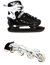 Ролики-кільки Scale Sport. Black (2в1), розмір 29-33