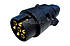 Вилка причепа 7 контактна Knott Autoflex 7 PIN 12V, фото 9