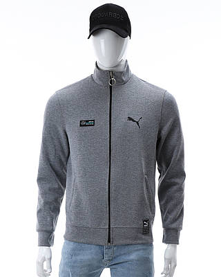 Кофта весна-осінь меланж PUMA — Mercedes стійка К-102 GRI L (Р) 20-708-004
