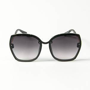 Жіночі окуляри квадратні 2319/1 чорні, фото 2