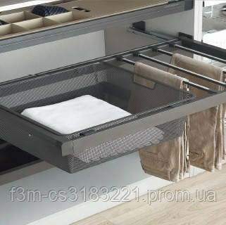 ГС Unihopper Мокка 800 (764-810) Віш.Для Брюк з Вин,тримач.+КорзУнПросічка(764*475*300)НпСкМн,сДв,сх.
