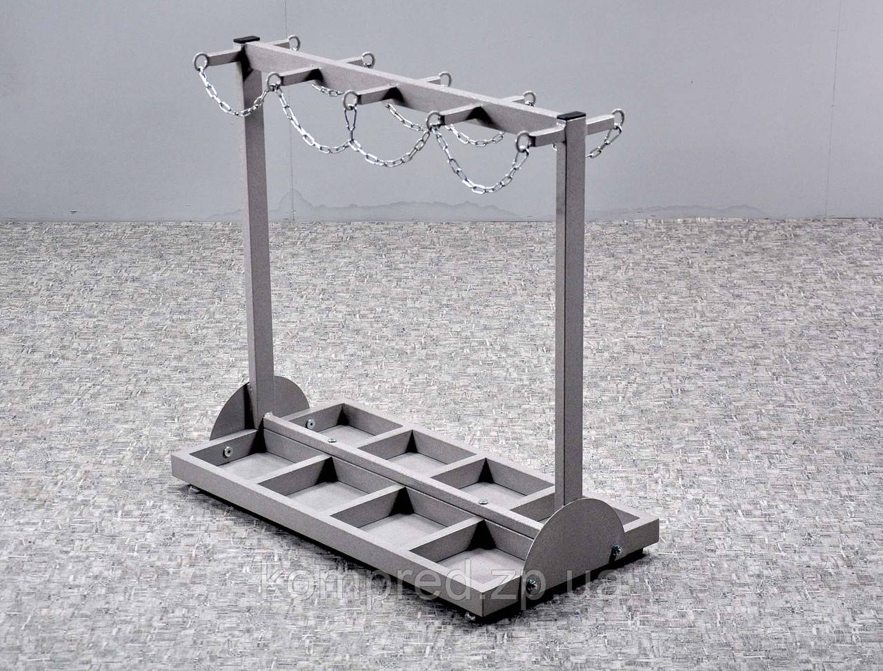 Стійка для зберігання медичних балонів на 8шт OL296/1, фото 1