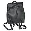 Жіноча сумка-рюкзак з круглої застібкою 01540332547109black чорний, фото 3