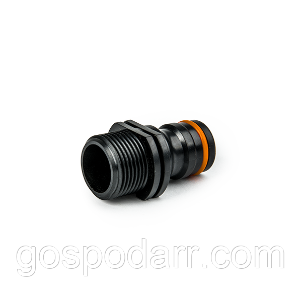Адаптер BLACK LINE із зовнішньою різзю 3/4" POWER JET, ECO-PWB2186L, фото 1