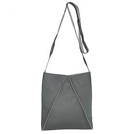 Жіноча сумка з об'ємними швами 01543529622215black чорна