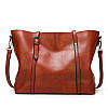 Жіноча сумка з кишенею 01550476632328brown коричнева, фото 2