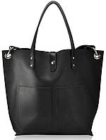 Женская кожаная сумка Babak Tote 857276 черная