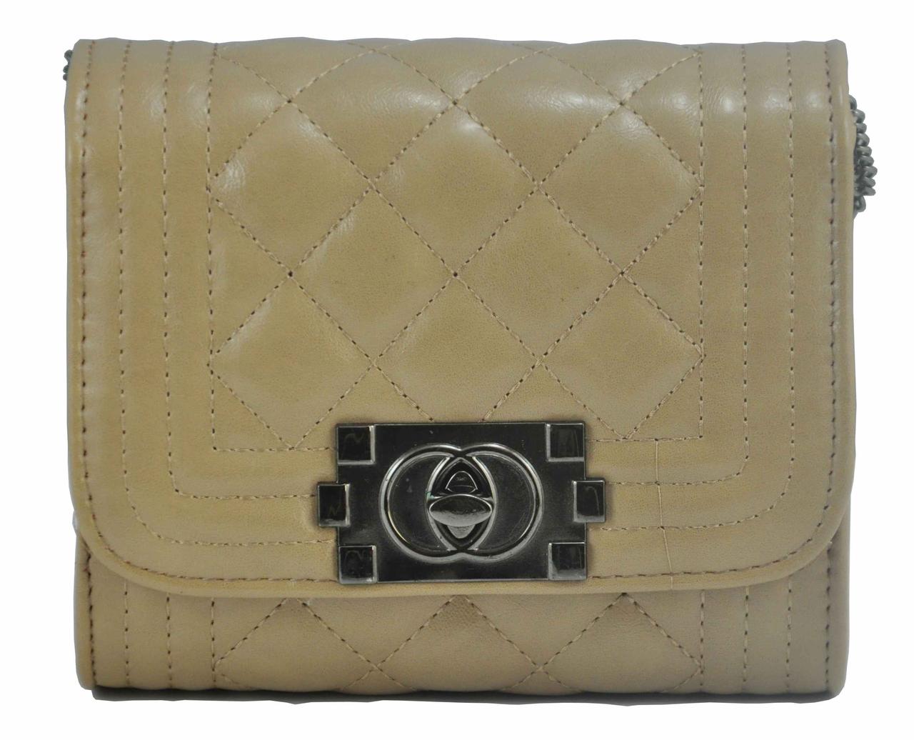 Жіноча сумка Boy Mini бежева, фото 1