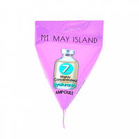 Зволожувальна ампула з гіалуроновою кислотою MAY ISLAND 7 Days Highly Concentrated Hyaluronic Ampoule, 3 g