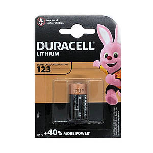 Батарейка CR123A Duracell Lithium (3v)