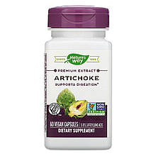 Артишок Nature's Way "Artichoke" стандартизований екстракт, 600 мг (60 капсул)