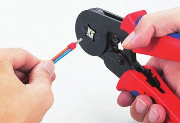 Кримпер 4 кулачки HSC8-4A/ кліщі обтискні для наконечників 0.25-6 мм (обтискач), фото 1