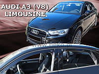 Дефлекторы окон (вставные!) ветровики Audi A3 2012- sedan 4шт., HEKO, 10255