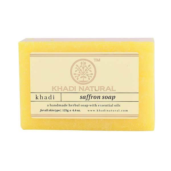 Аюрведичне мило Khadi Naturals з шафраном, 125 грамів, фото 1