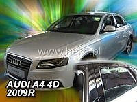 Дефлектори вікон (вставні!) вітровики Audi A4 (B8) 2008-2015 sedan 4шт. Sedan, HEKO, 10233