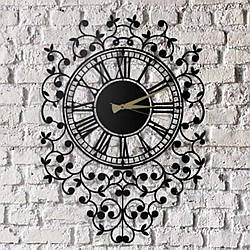 Настінний годинник металевий "Elite" 70 см