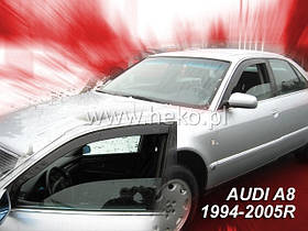 Дефлектори вікон (вставні!) вітровики Audi A8 (D2) 1994-2002 2шт., HEKO, 10229