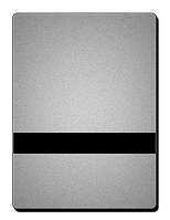 Пластик для гравировки, Серебро-чёрный, 610х1210 мм, МАТОВЫЙ, (2-х слойные АБС)