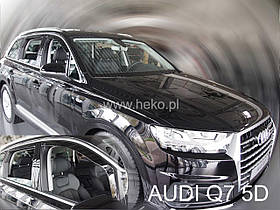 Дефлектори вікон (вставні!) вітровики Audi Q7 II 2015 - 4шт., HEKO, 10249
