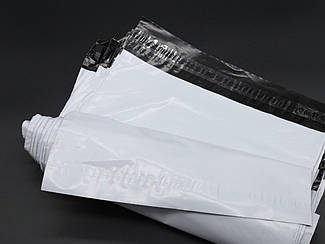 Поштовий Білий Сейф-пакет А3+ без кишені 38х40+4 см. 50 шт/уп. Кур'єрський пакет із клейовим клапаном