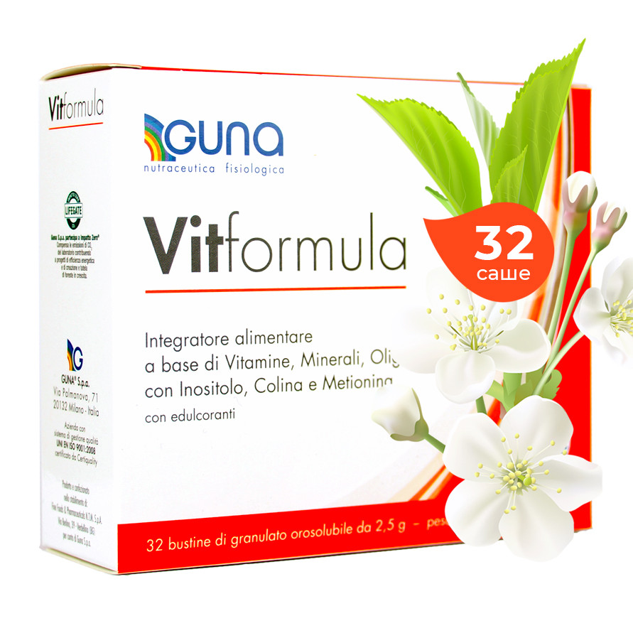 Vitformula (GUNA, Італія) 32 саші, 80 г Мультивитаминно-мінеральний комплекс