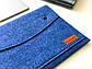 Універсальний чохол з фетру для планшета / ноутбука Kozhukh 9" - 13" Big Blue (350*250 mm), фото 2