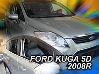 Дефлекторы окон (вставные!) ветровики Ford Kuga 1 2008-2012 4шт., HEKO, 15277