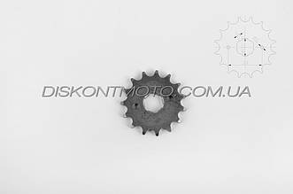Зірка трансмісії (передня) Zongshen, Lifan 125-200 428-15T (TM) EVO