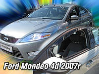 Дефлекторы окон (вставные!) ветровики Ford Mondeo 4 2007 -2013 4D 4шт., HEKO, 15279