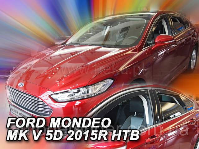 Дефлектори вікон (вставні!) вітровики Ford Mondeo/Fusion 2013 - sedan/liftback 4шт., HEKO, 15312