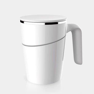 Термочашка Xiaomi Fiu elegant cup з присоском біла, 470 мл