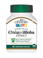 Ginkgo Biloba 21st Century, 60 капсул