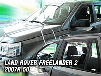 Дефлектори вікон (вставні!) вітровики Land Rover Freelander II 5D 2007 - 4шт., HEKO, 27229