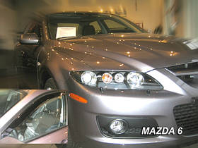 Дефлектори вікон (вставні!) вітровики Mazda 6 2002-2007 4D 4шт. Sedan, HEKO, 23130