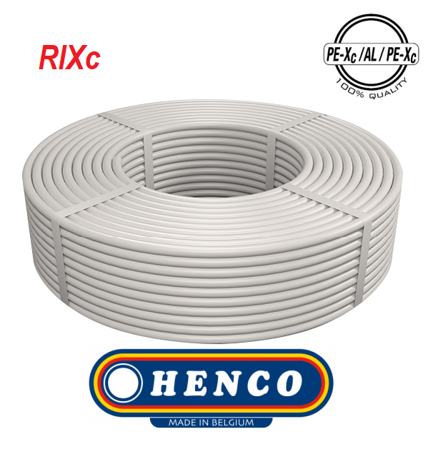 Труба 16Х2 металопластикова Henco RIXc (PE-Xc/Al0,2/PE-Xc) Бельгія ОРИГИНАЛ (200-160212)