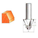 Фрези Глобус кромочні конусні з нижнім підшипником. Серія 1024.