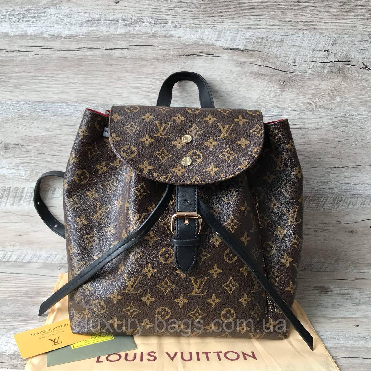 Жіночий рюкзак Louis Vuitton на затяжках