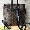 Жіночий рюкзак Louis Vuitton на затяжках, фото 4