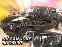 Дефлекторы окон (вставные!) ветровики Nissan Juke 2010-2019 4шт., HEKO, 24277