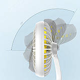 Вентилятор настільний BASEUS Pudding-Shaped Fan, білий, фото 7