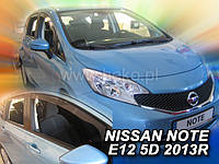 Дефлекторы окон (вставные!) ветровики Nissan Note E12 2013- 4шт., HEKO, 24284